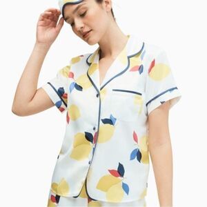 Kate Spade Lemons Summer Sleep Pajama top only
